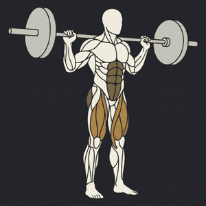 Back squat, standing
