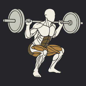 Back squat, bottom